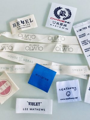 Leading Manufacturer and Supplier of Printed Labels in India Cotton Printed Labels